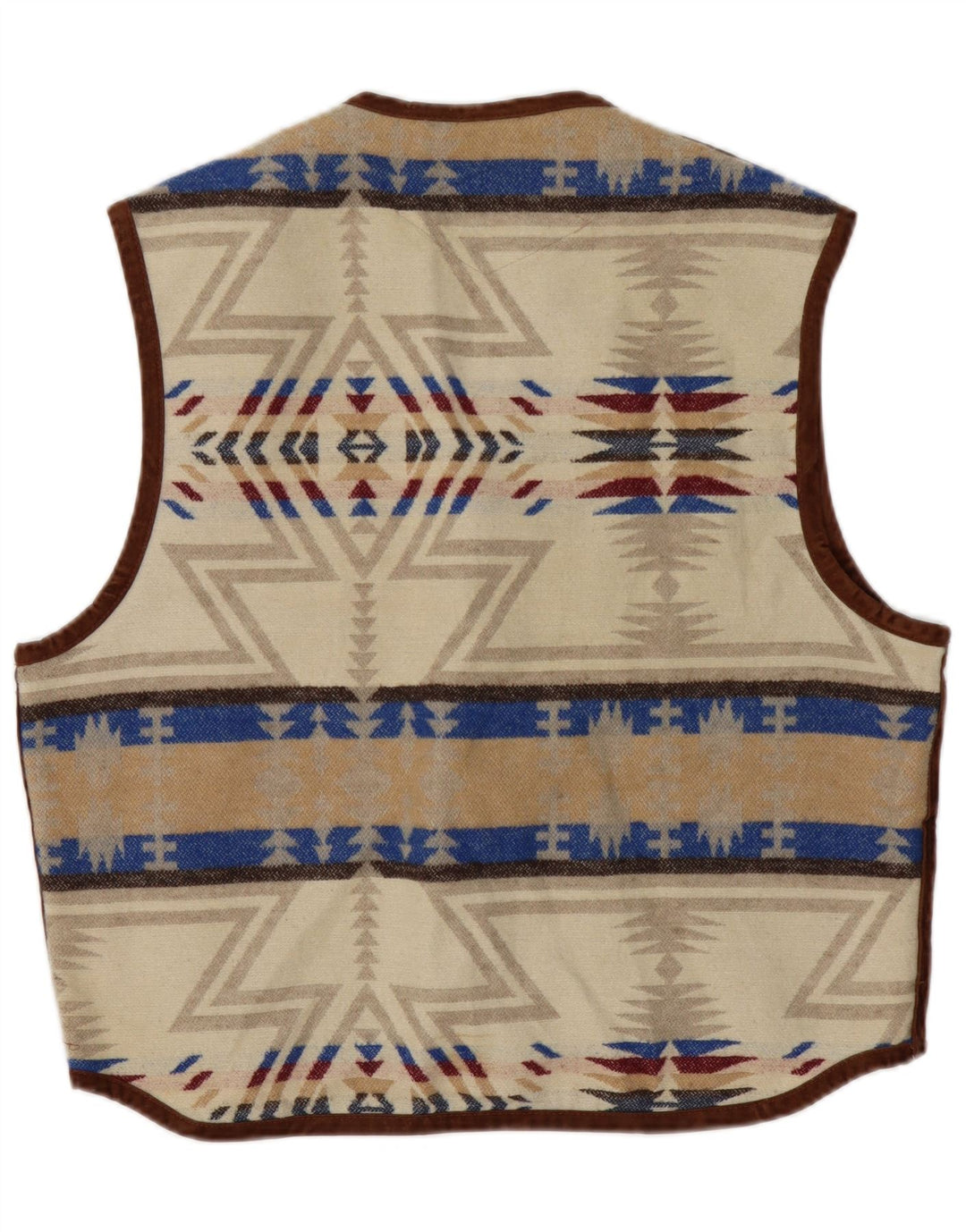 MULTIBLU Muški prsluk UK 40 Large Beige Fair Isle