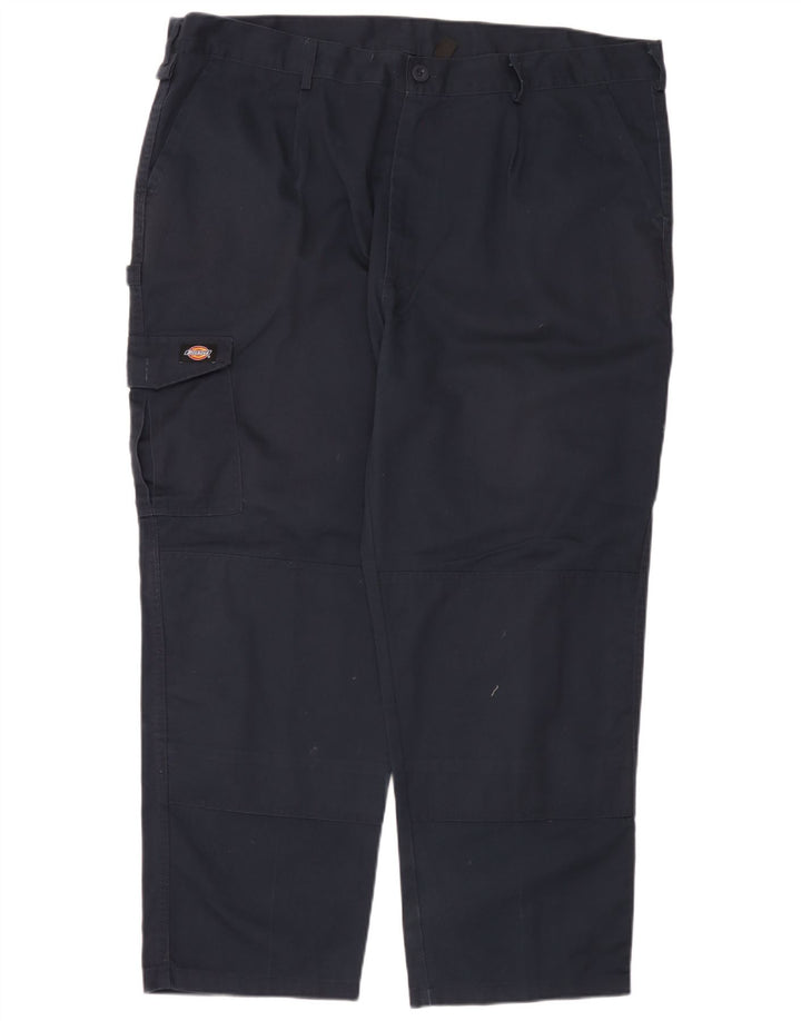 Dickies muške ravne kargo hlače W44 L28 tamnoplavi poliester