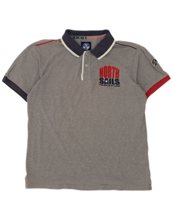 North Sails muška polo majica XL Graphic Rugby, sivi pamuk