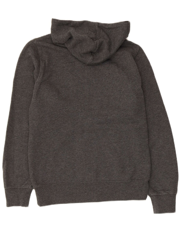 New Balance Mens Zip Hoodie Sweater Small Grey Cotton