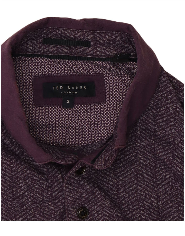 Ted Baker muška polo majica veličine 3 srednje ljubičasta riblja kost