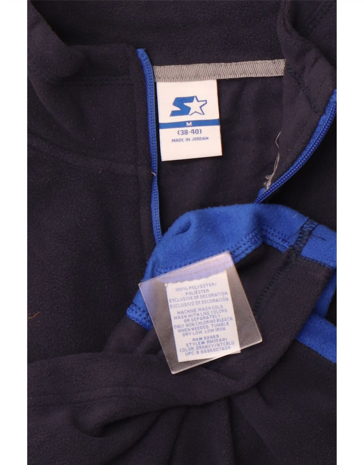 STARTER Muški džemper od flisa s patentnim izrezom UK 38/40 srednje tamnoplave boje