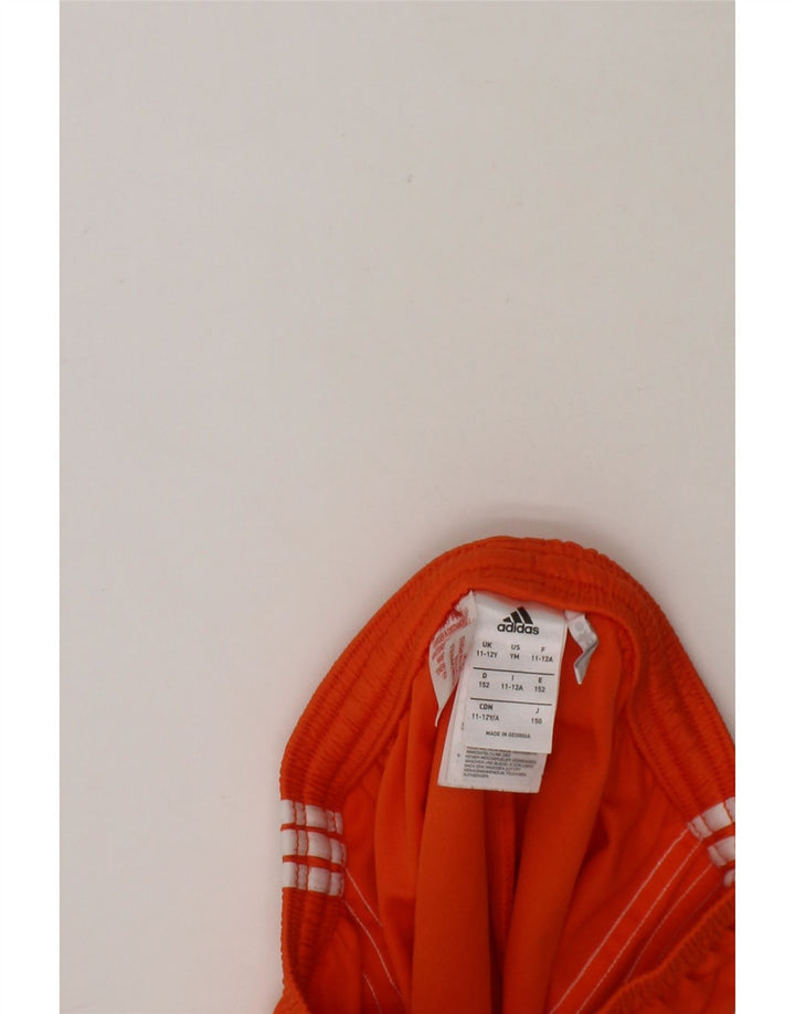 ADIDAS Boys Climalite Sport Shorts 11-12 Years  Orange Polyester Vintage Adidas and Second-Hand Adidas from Messina Hembry 