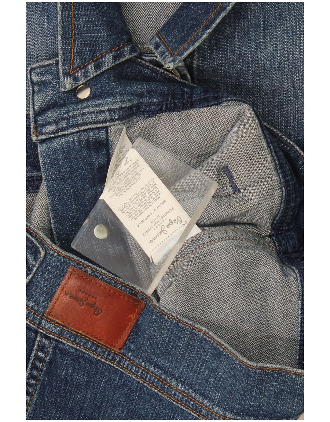 PEPE Jeans Ženska traper jakna UK 10 Mala tamnoplava pamuk