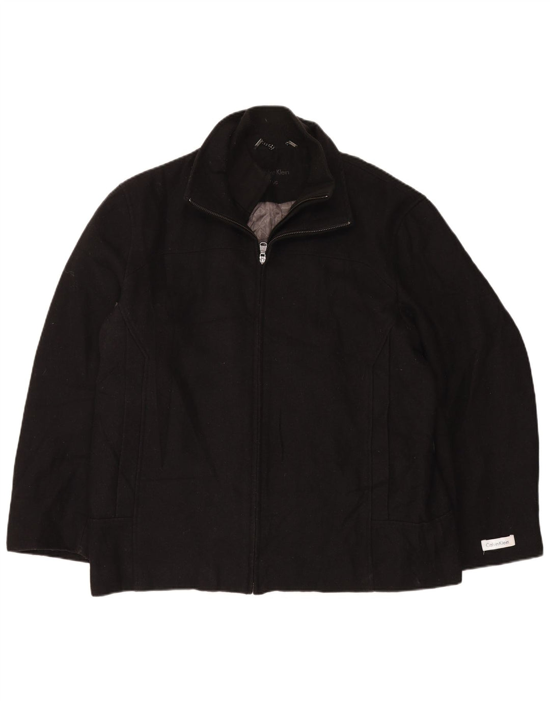 Calvin Klein muška bomber jakna UK 40 velika crna vunena