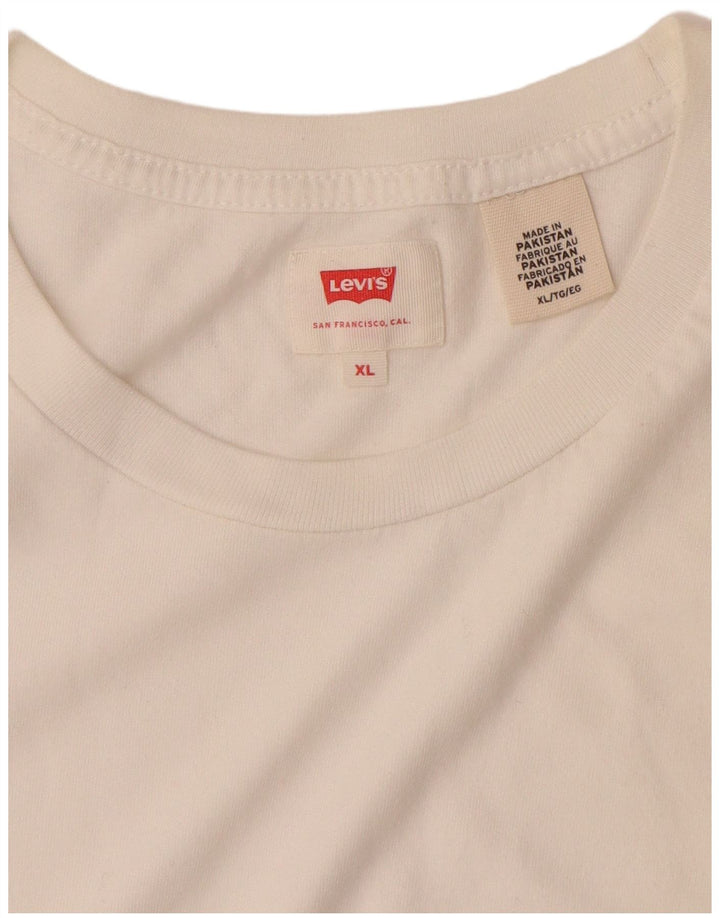 LEVI'S muška majica XL bijeli pamuk