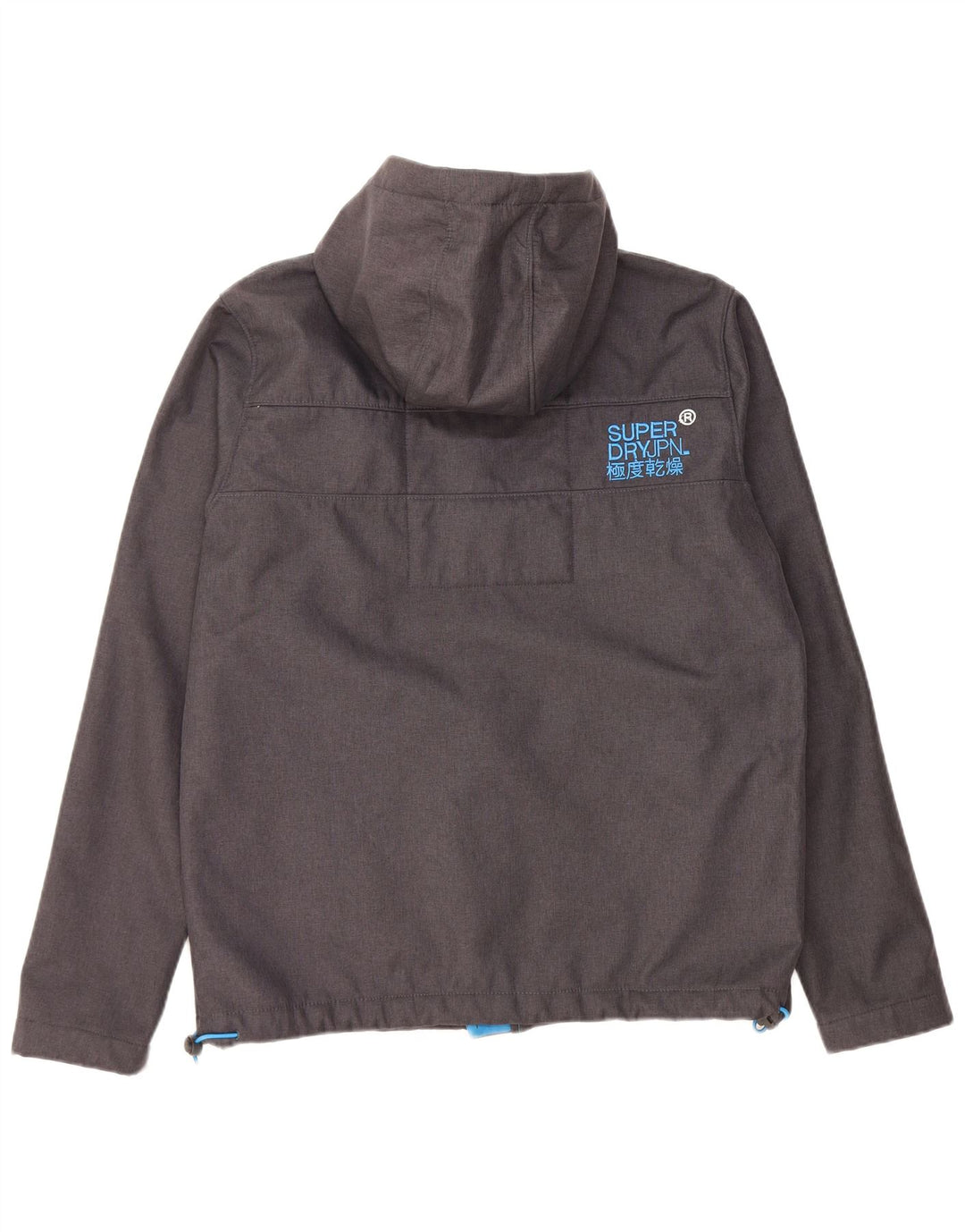 SUPERDRY muška grafička jakna s kapuljačom UK 42 XL sivi poliester