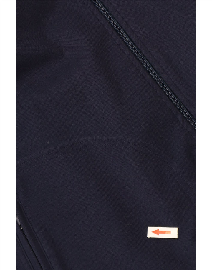 ASICS muška trenirka gornja jakna XL tamnoplavi poliester u boji