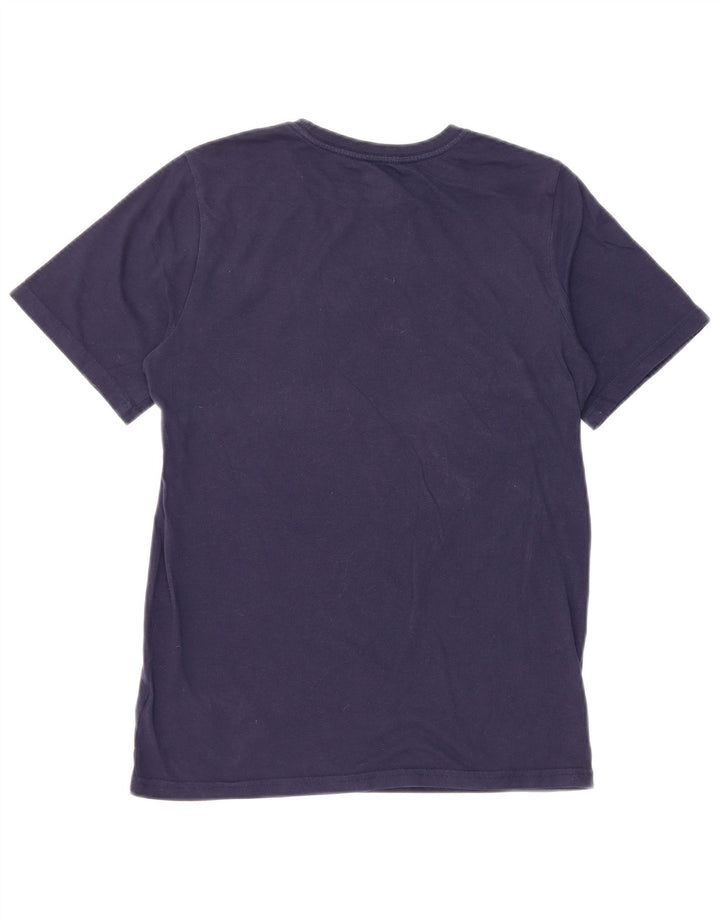 PUMA Boys Graphic T-Shirt Top 14-15 Year Large Navy Blue Pamuk