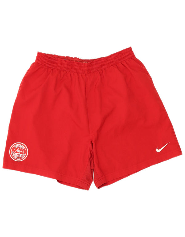 Nike Mens Aberdeen F.C. Grafičke sportske kratke hlače, mali crveni poliester
