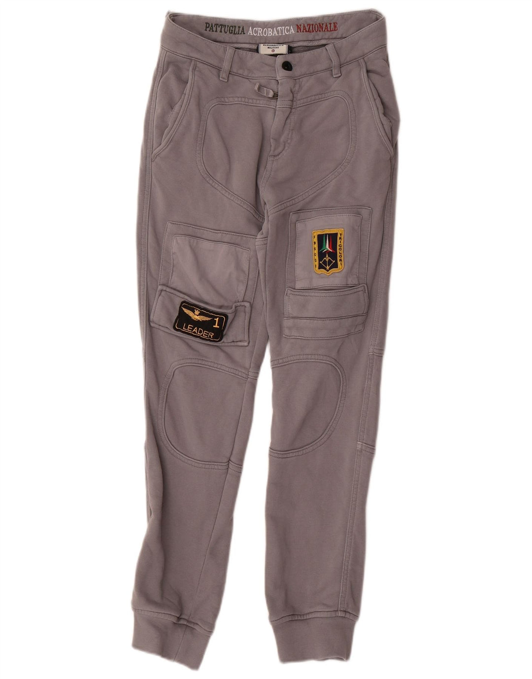 AERONAUTICA MILITARE Trenirka za dječake Hlače Joggers 11-12 godina sive
