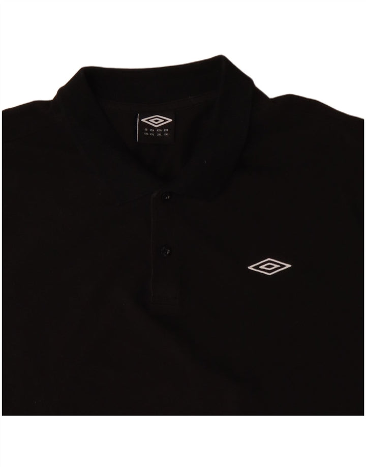 UMBRO muška polo majica 2XL crni pamuk