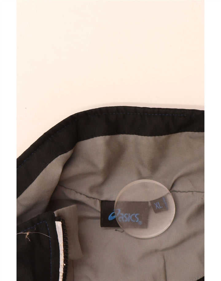 ASICS muška trenirka gornja jakna XL plavi poliester u boji