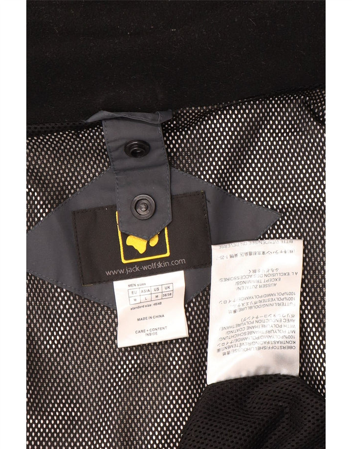 Jack Wolfskin muška kišna jakna s kapuljačom UK 36/38 srednje siva boja