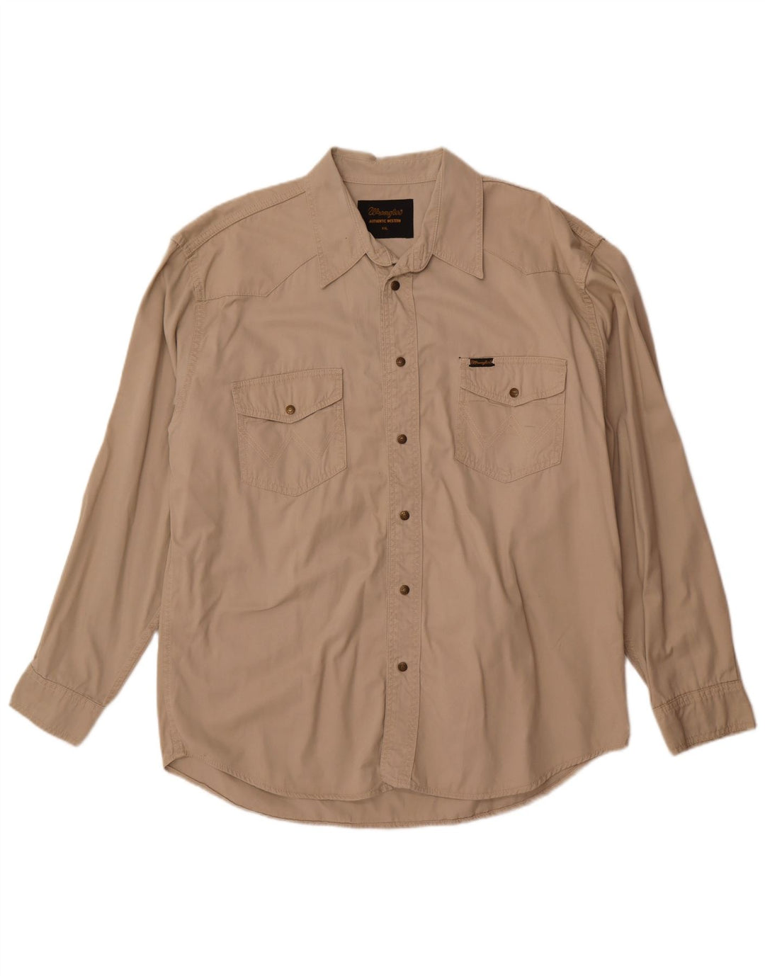 Wrangler muška košulja 2XL bež pamuk