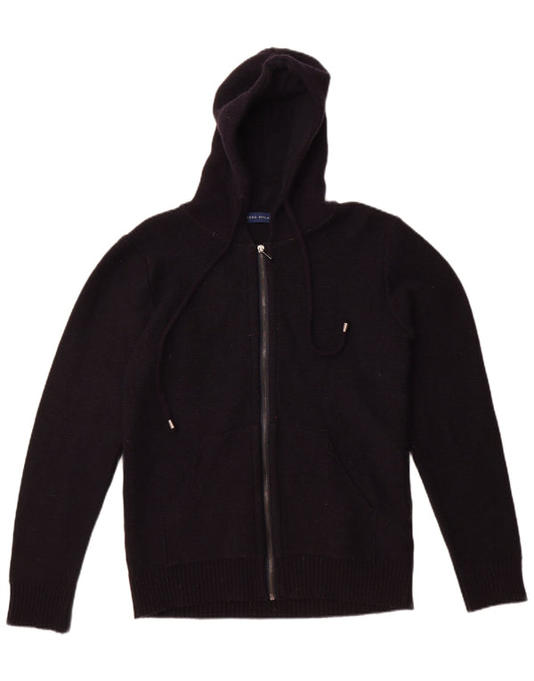 Ženski džemper s kapuljačom Libero Milano UK 14 srednje crne vune