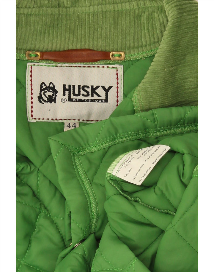 Muška prošivena jakna Husky UK 44 2XL zeleni poliamid