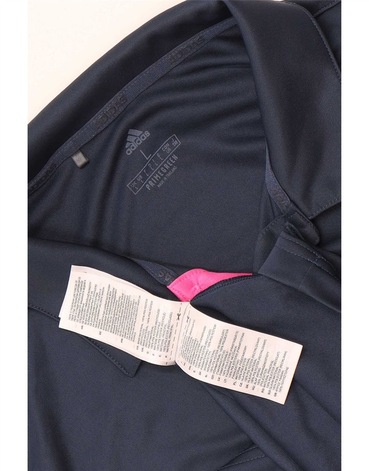 Adidas muška polo majica velika tamnoplava poliesterska boja