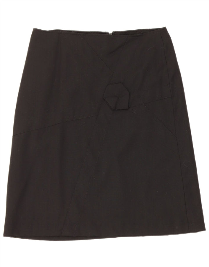 Inwear ženska suknja A-kroja UK 12 srednje W30 crna vuna