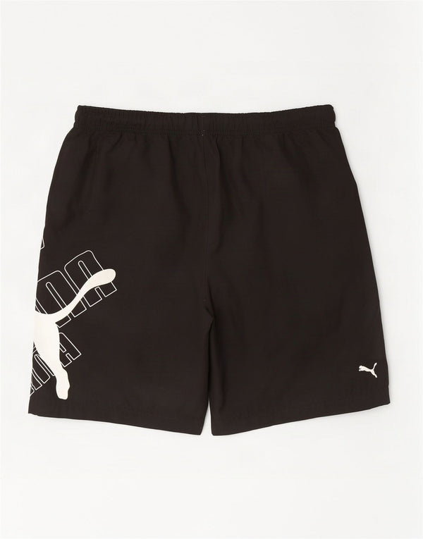 Puma Boys Graphic Sport Shorts 15-16 Years Black