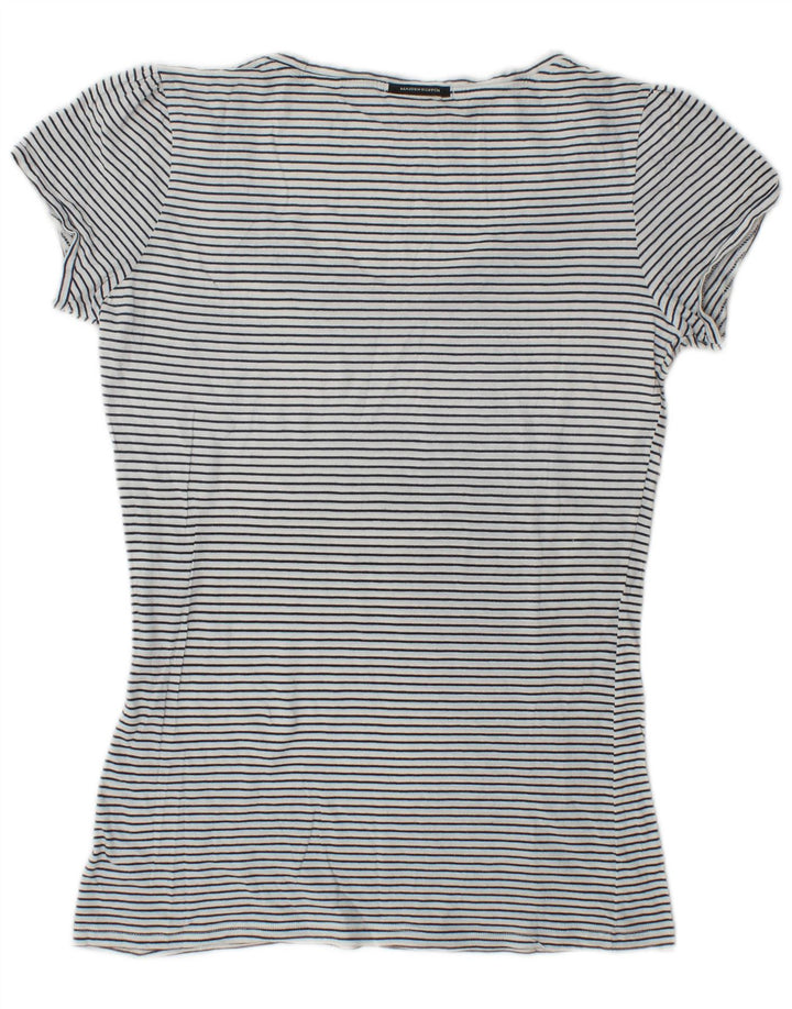 Maison Scotch ženska majica kratkih rukava s grafičkim motivima, veličina 1, male bijele pruge