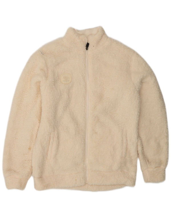 UMBRO ženska jakna od flisa UK 18 XL sivobijeli poliester