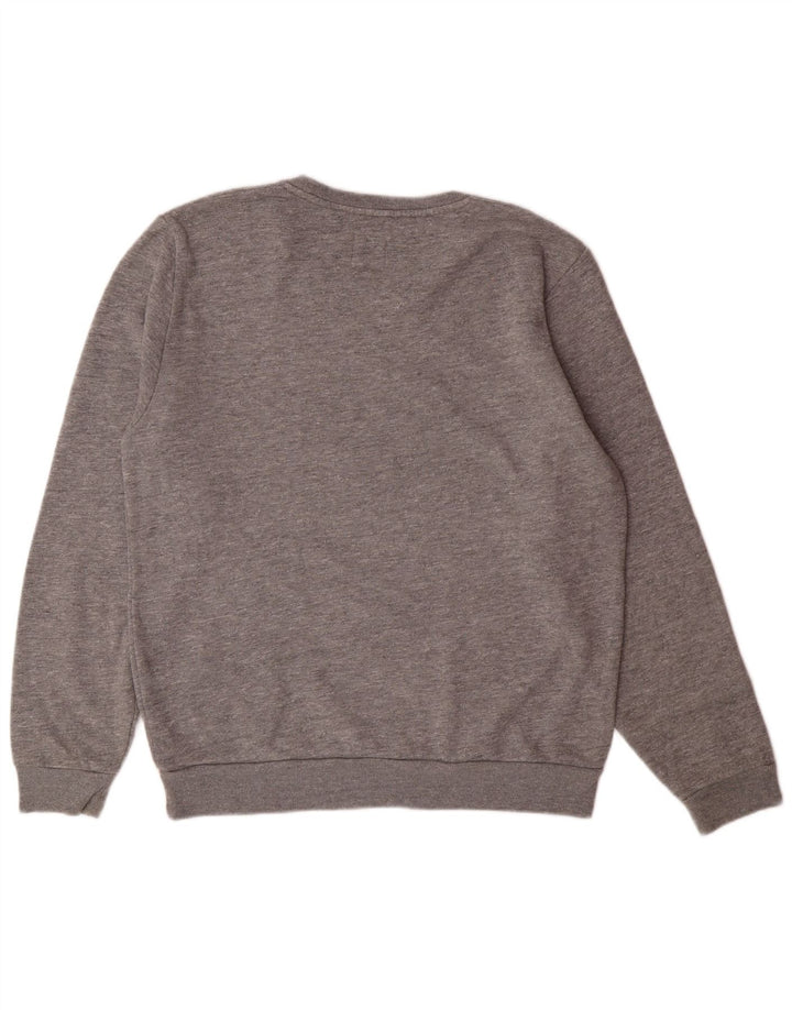 JACK WILLS Muška majica s kratkim rukavima, srednje sivi flekasti pamuk