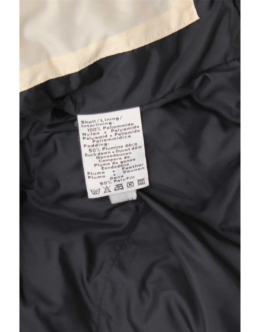 Kappa muška podstavljena jakna UK 38 Medium tamnoplavi poliamid