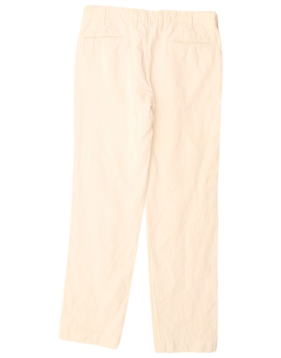 MASSIMO DUTTI Muške hlače ravnog odijela EU 42 Large W32 L32 Off White