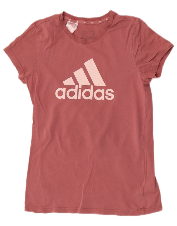 Majica kratkih rukava Adidas za djevojčice, 14-15 godina, ružičasti pamuk