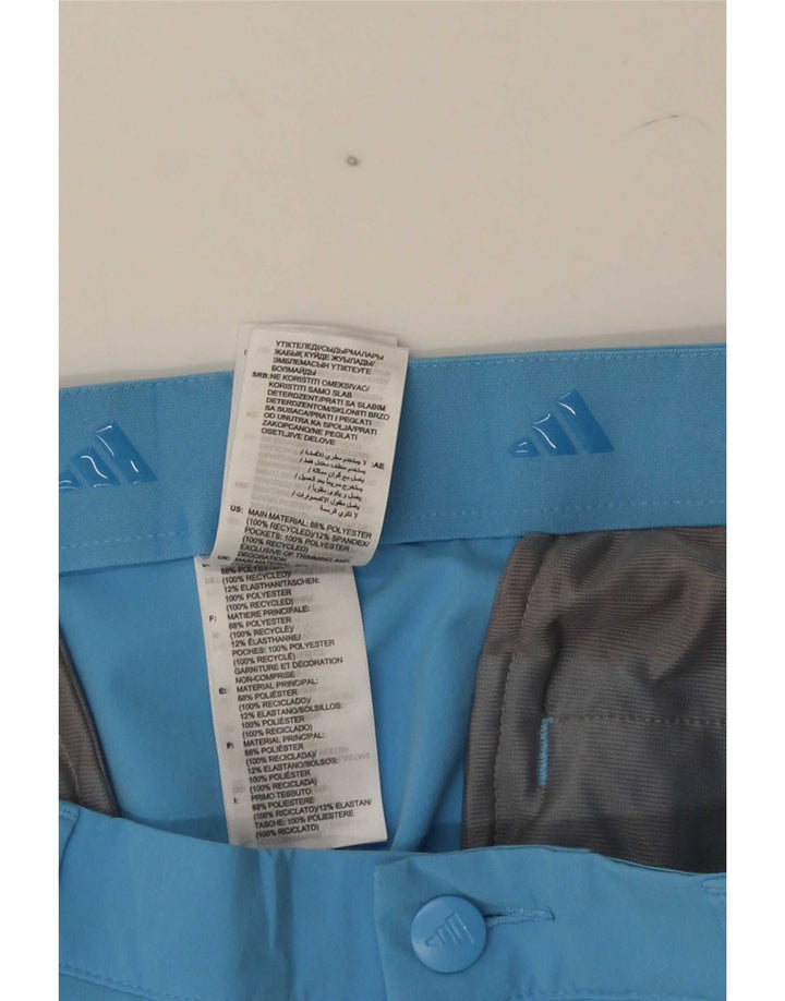 Adidas muške chino kratke hlače W34 veliki plavi poliester
