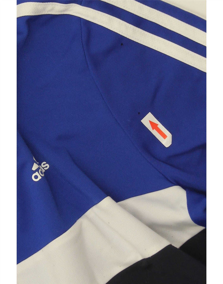 Adidas trenirka za dječake 13-14 godina plava poliesterska boja