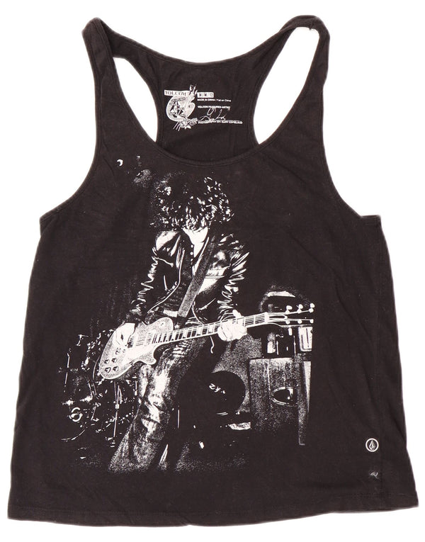 Volcom ženski grafički prsluk UK 12 Medium Black Rock