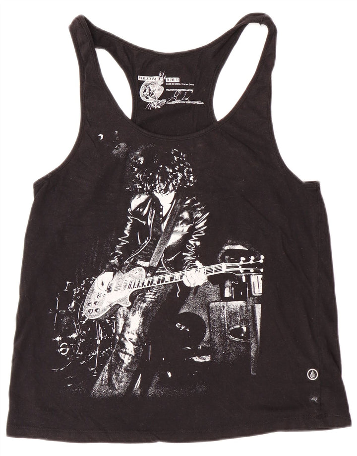 Volcom ženski grafički prsluk UK 12 Medium Black Rock