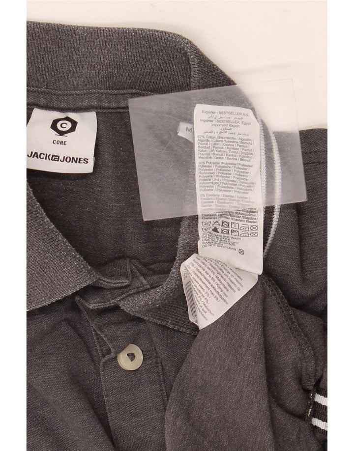 Jack & Jones muška polo majica srednje sivi flekasti pamuk