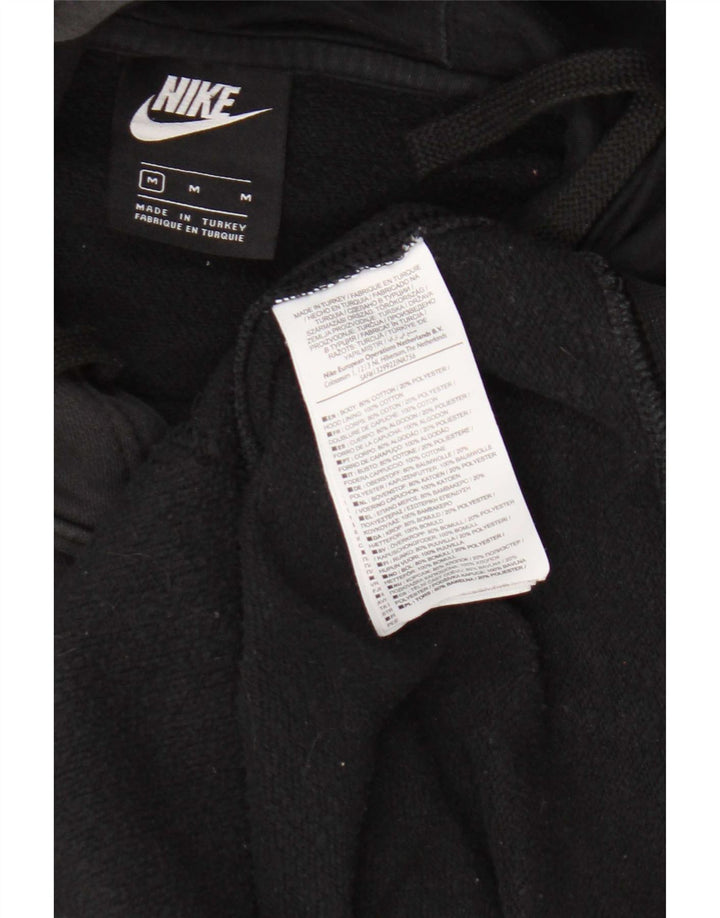Nike muška majica s kapuljačom srednje veličine, crni pamuk