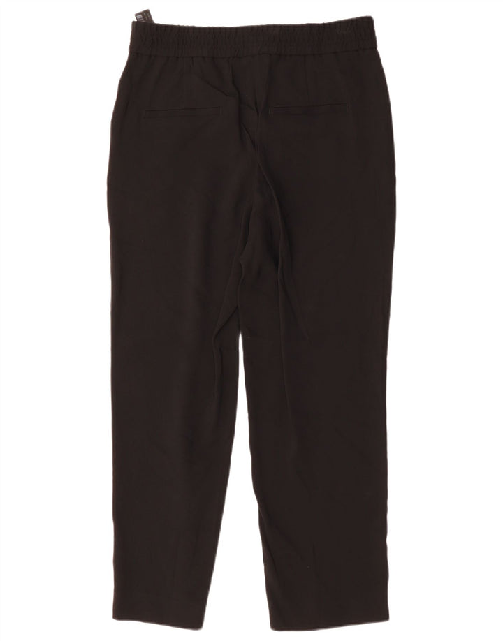 MASSIMO DUTTI Ženske ravne hlače EU 40 srednje W30 L26 crne