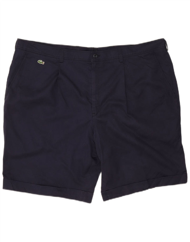 Lacoste muške chino kratke hlače IT 54 2XL W42 tamnoplavi poliester