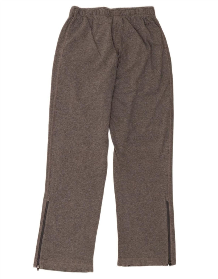 NIKE Mens Dri Fit Tracksuit Trousers Small  Grey Cotton