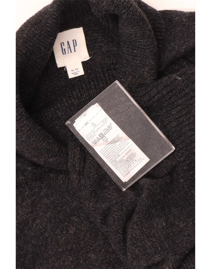 Gap muški pulover s rol izrezom XL sivi pamuk