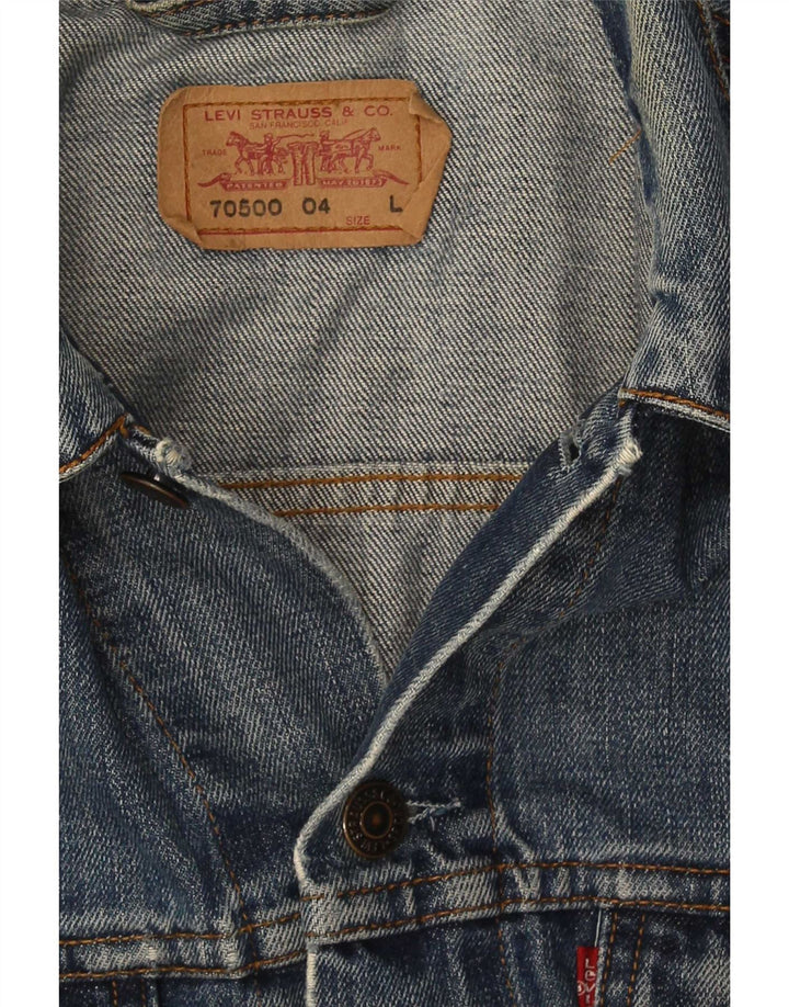 Levi's ženska traper jakna UK 14 Large Blue Cotton