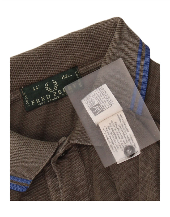 FRED PERRY Muška polo majica Srednje sivi pamuk