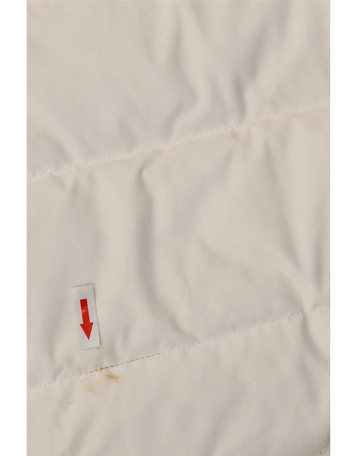 Nike Ženska reverzibilna podstavljena jakna UK 14/16 velika bijela poliesterska