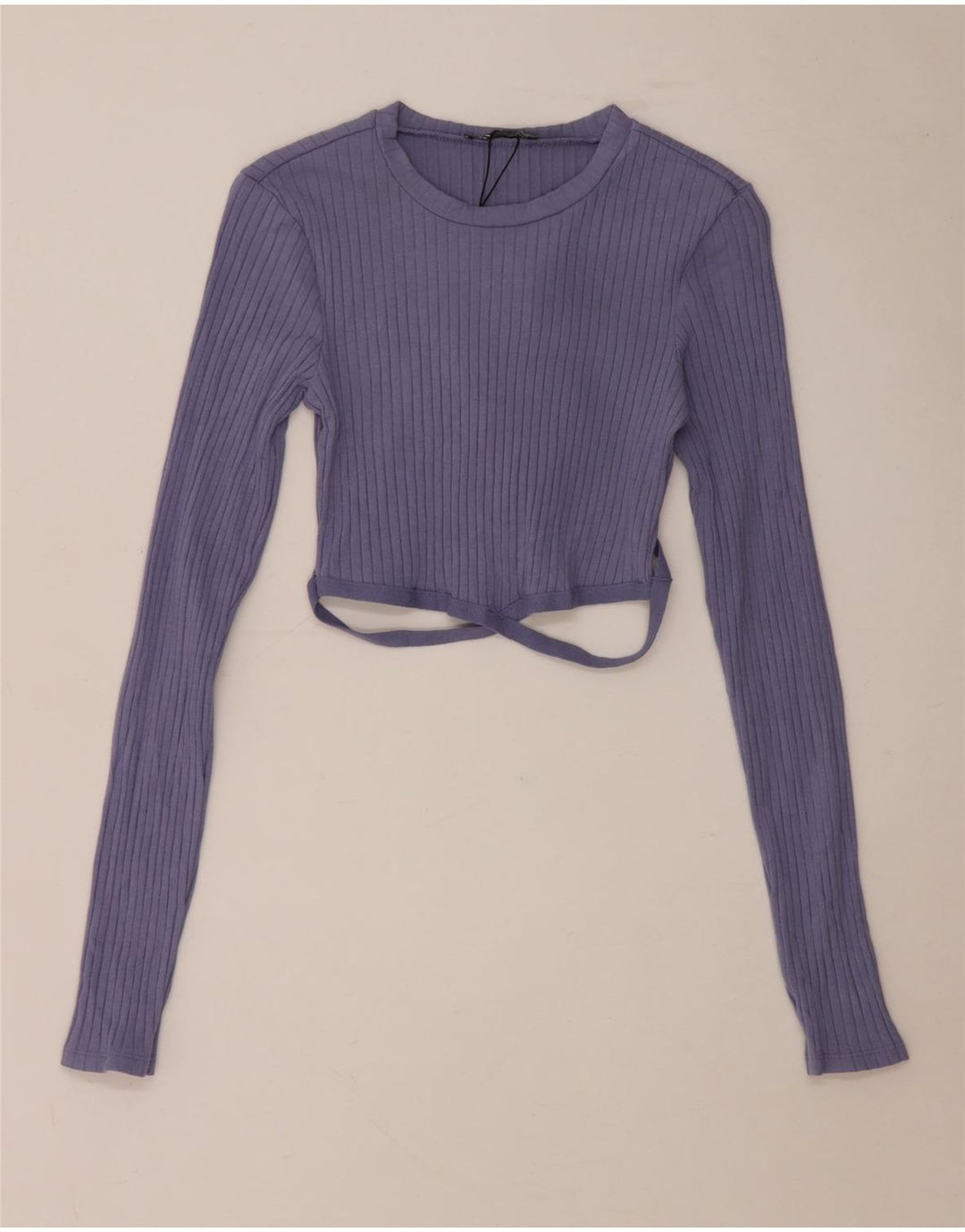 Zara ženski kratki rukav dugih rukava UK 10 Mali plavi pamuk