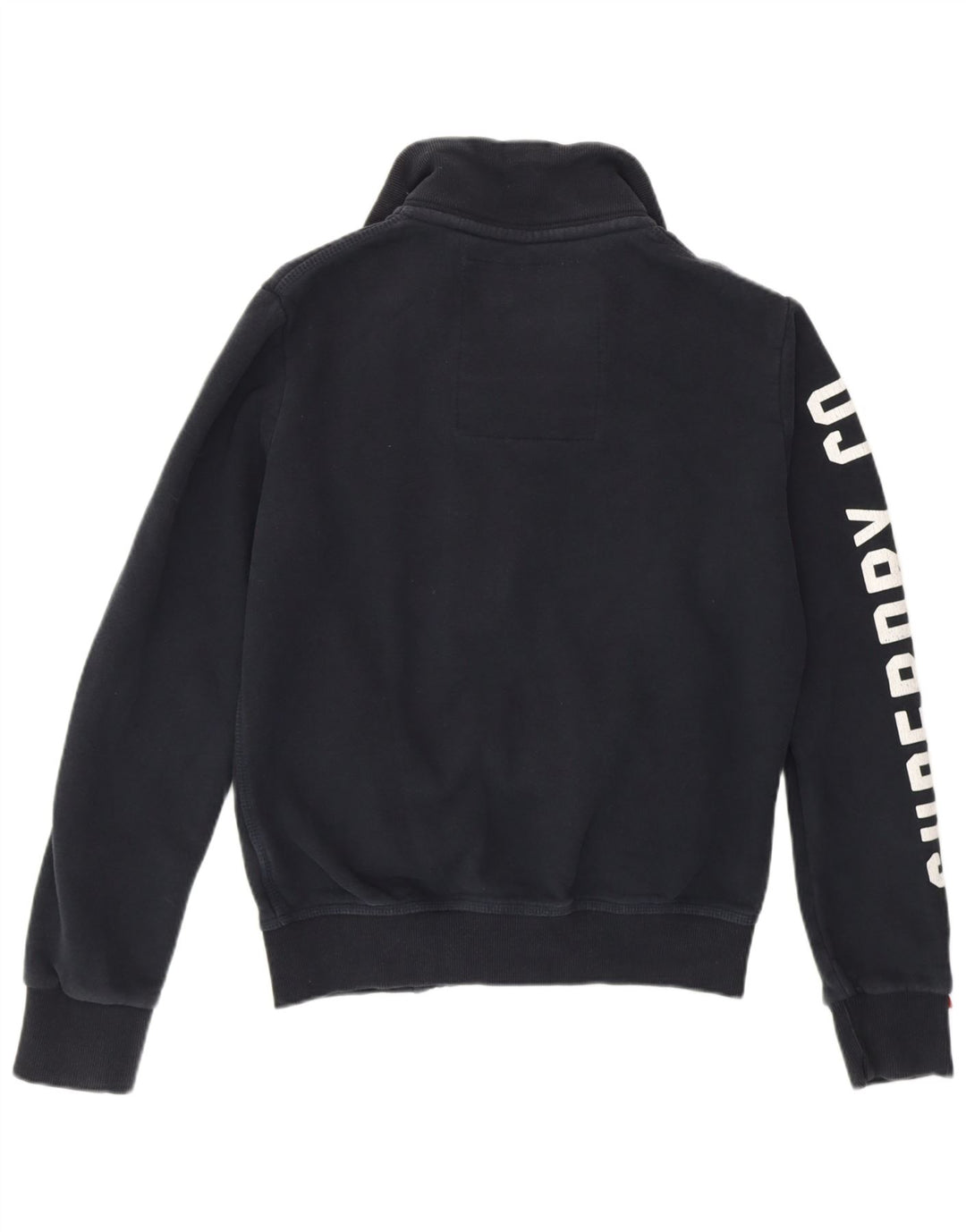 SUPERDRY muški džemper s grafičkim motivima, mali tamnoplavi pamuk