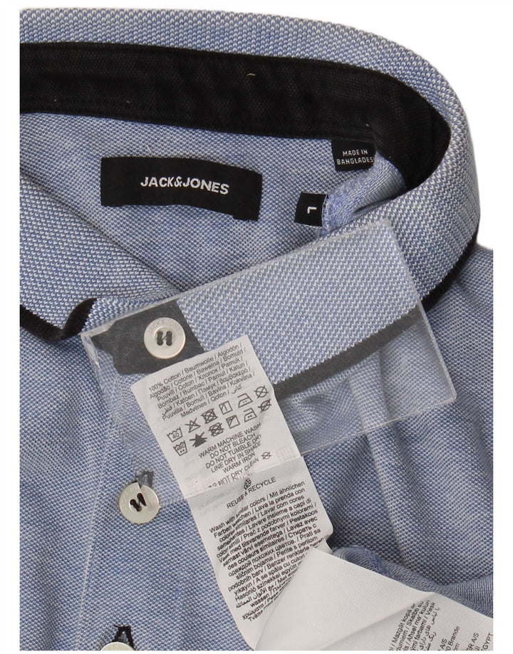Jack & Jones muška polo majica velika plava pamuk