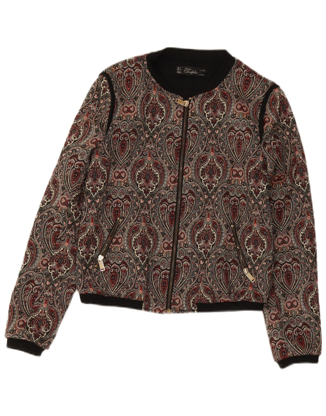 Zara ženska bomber jakna UK 10 Mali raznobojni paisley