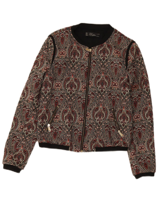 Zara ženska bomber jakna UK 10 Mali raznobojni paisley