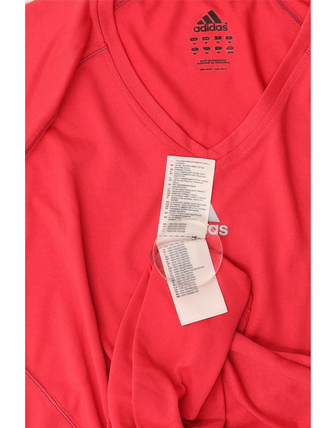 ADIDAS ženska majica kratkih rukava Climalite UK 14 srednje crveni poliester