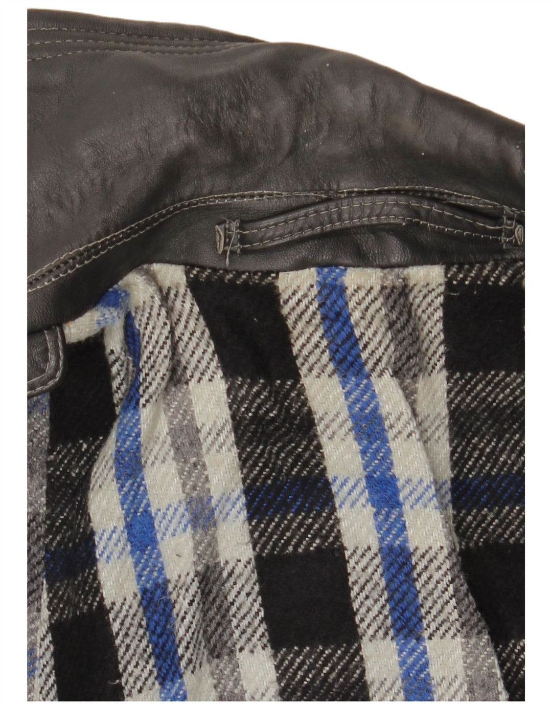 VINTAGE muški kožni baloner UK 38 Srednja crna koža